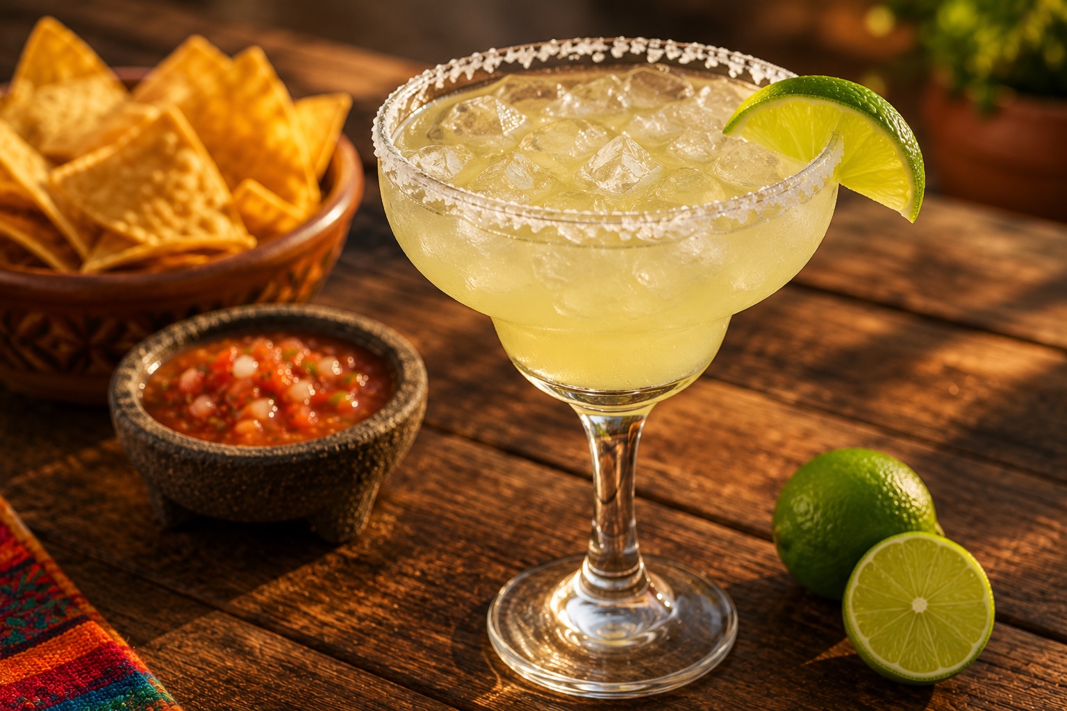 House Margarita at Plaza Agave